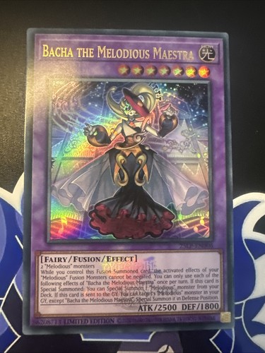 Bacha the Melodious Maestra [Emblazoned] 25LP-EN006 YuGiOh World Championship 2025 Limited Pack card