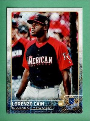 2015 Topps Update #US76 LORENZO CAIN AS SP Royals ADVANCED SABERMETRIC STATS