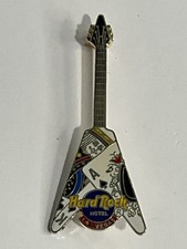 Hard Rock Cafe Guitar Pin Las Vegas Ace King of Spades Flying V Guitar