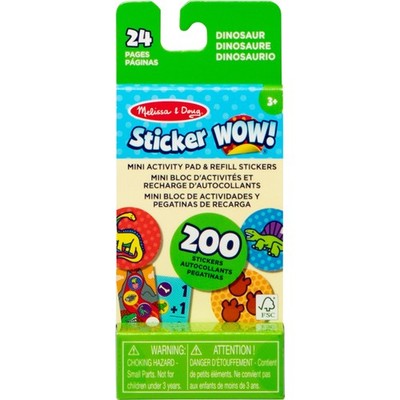 Spin Master Melissa & Doug - Sticker WOW! Nachfüllset Dinosaurier, Basteln