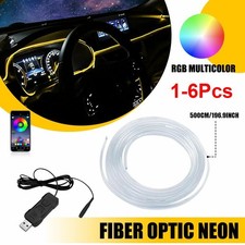 1-6x 5m Rgb Interior Ambient Led Strip Light App Music Control Atmosphere Lamps 1-6x 5m Rgb Interior Ambient Led Strip Light App Music Control Atmosphere Lamps