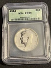 1964 P Proof Kennedy Half Dollar .900 Silver Coin certified ICG - PR69