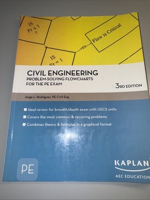 Civil Engineering Problem Solving Flowcharts for PE Exam by Jorge Rodriguez