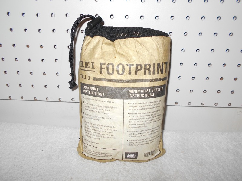 REI CO-OP TAJ 3 FOOTPRINT ONLY IN ORIGINAL CARRY BAG                          A3