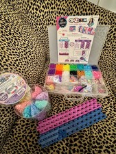 Rainbow Loom Rubber Band Bracelet Making Kit With Band Lot CraZLoom Bundle x 2