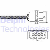 1 X Lambdasonde Delphi ES10789-12B1 FüR Opel Astra G CC Meriva