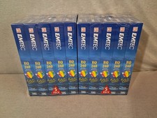10x EMTEC EQ 240 (BASF) VHS Video Leerkassetten Cassette Neu OVP 4 Stunden