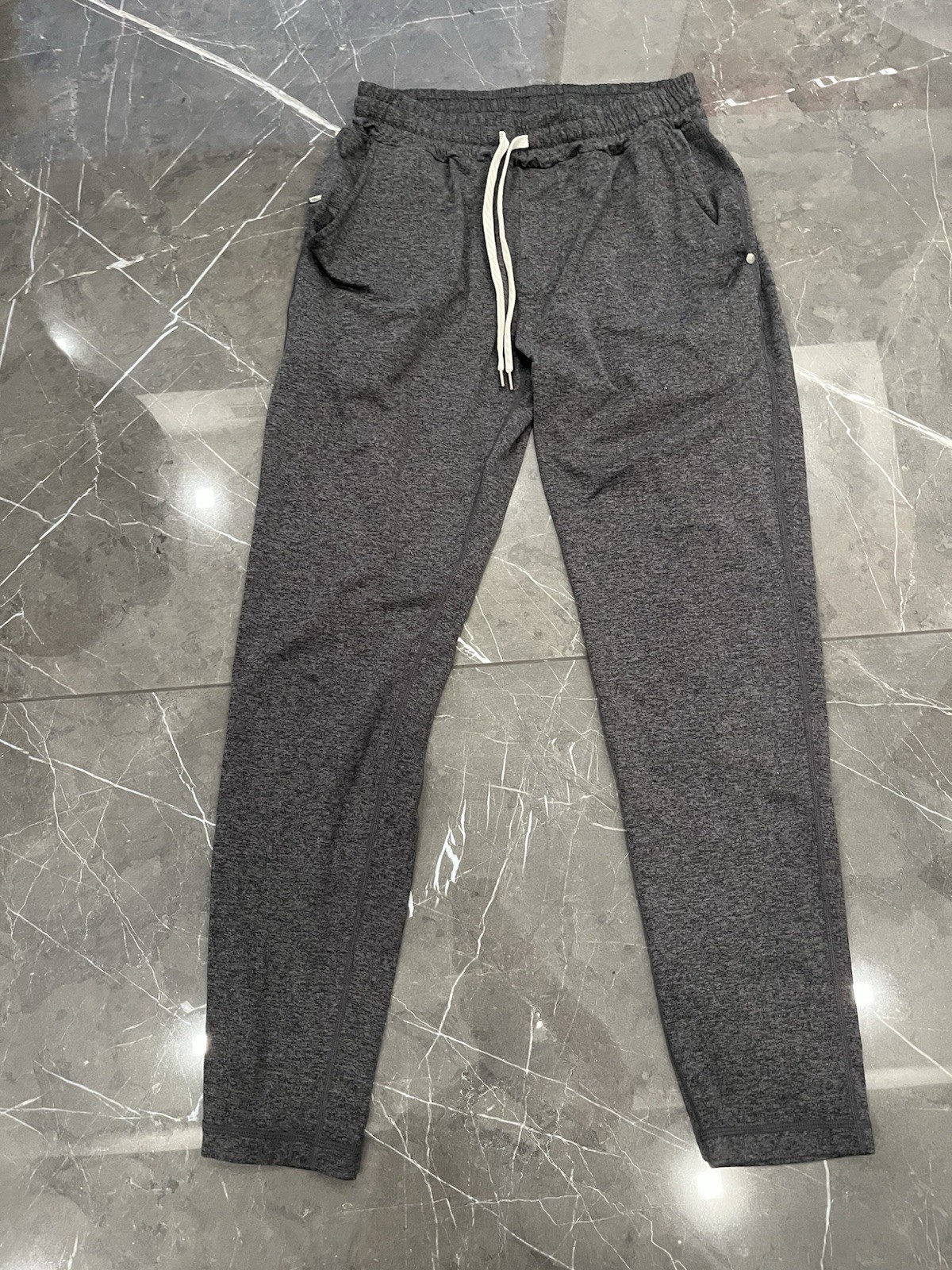 Vuori DreamKnit Ponto Performance Sweatpants for Men - Medium Grey