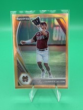 2021 Panini Prizm Draft Picks - Tanner Allen #PDP118 Neon Orange Prizm /50 (RC)