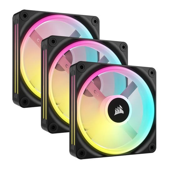 120mm CORSAIR iCUE LINK QX120 RGB, 7 Blade, PWM, ARGB LEDs, Magnetic Dome Bearin