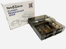 Smoke Grey Super Nintendo Replacement Shell - Retro Gamer Real Manufacturer