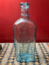 Vintage Antique W.T. Rawleigh Company Rawleigh's Medicine Bottle 8.5" tall