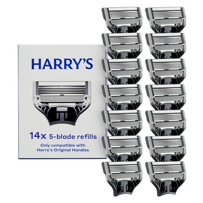 Harry's Original Razor Blades for Men - 14 Count - 14 (Pack of 1) 
