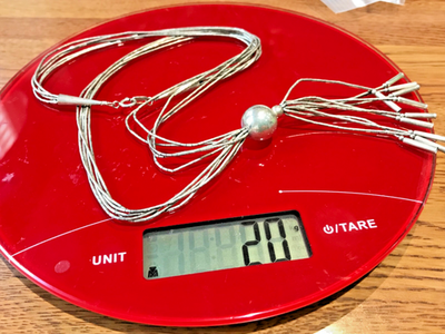 #ad 🔥 Southwestern Liquid Sterling Silver Multi Strand Necklace Rising Sun Stamped $65.00