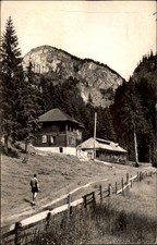 RPPC Cabana Scropoasa Muntii Bucegi Romania vintage postcard u540