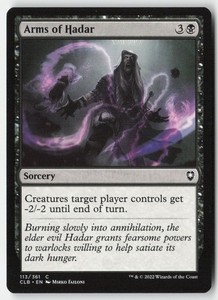 Arms of Hadar 113/361 Commander Legends: Battle for Baldur's Gate Common