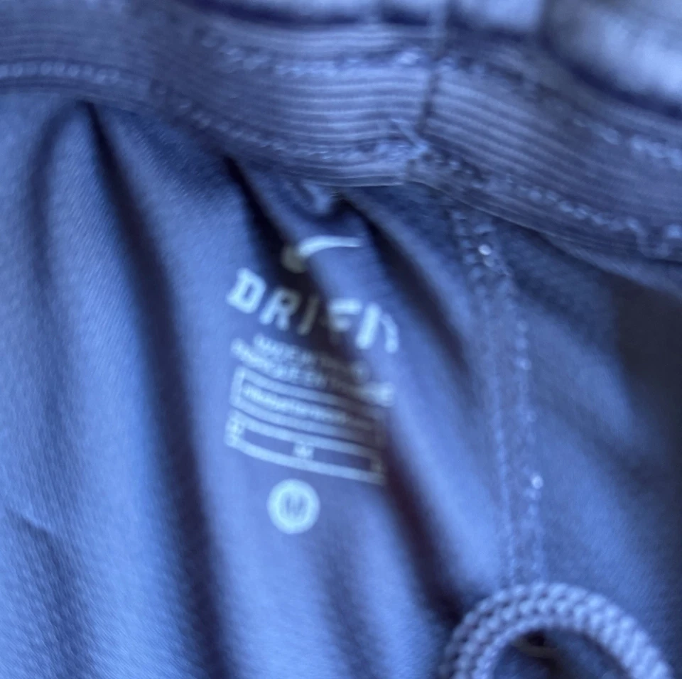 Nike Elite Dri Fit Basketball Shorts Youth Boys M Gym 8.5" Navy Blue Pockets - Image 4 of 4