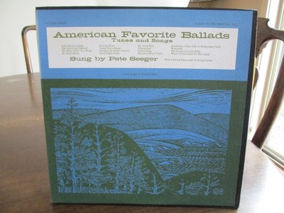 Pete Seeger - American Favorite Ballads Vol. 3 - 1963 Reissue Folkways VG+ $7.95