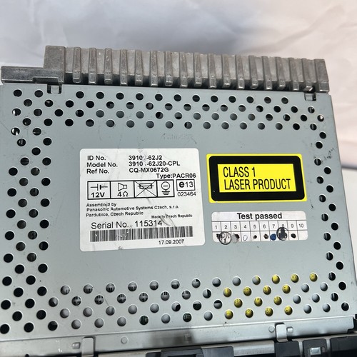 SUZUKI Swift Sport Stereo Radio Lettore CD 3910162J20CPL - Foto 6 di 7