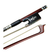 10pcs New Professional 4/4 Violin Bow Brazil Red Sandal Wood ebony frog
