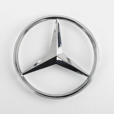 F&uuml;r Mercedes-Benz 60mm Kofferraum Emblem Hinten Heckklappe Aufkleber Metall