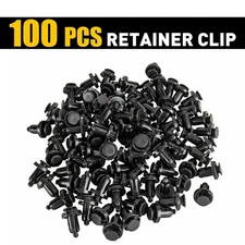 Accessories Hood Fender Push Retainer Fastener Rivets Bumper Type For Honda 100x