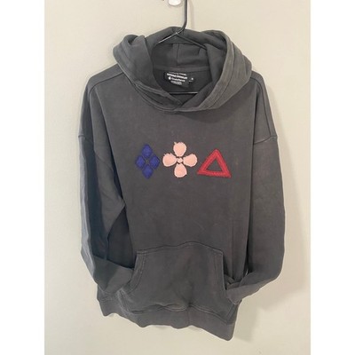 New Samurai Champloo Steady Hands Crunchyroll Licensed Hoodie washed Gray Medium