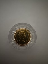 1982 Queen Elizabeth II Half Sovereign 22ct Gold Coin In Case