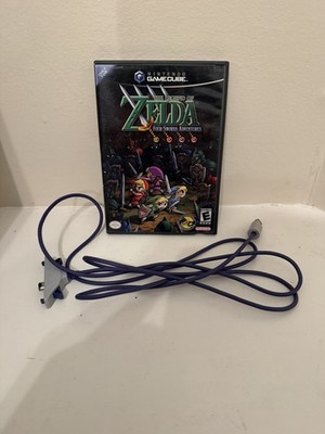 Nintendo Zelda: Four Swords Adventures GameCube CIB w/ Cable Tested