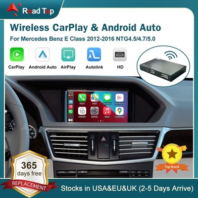 Wireless CarPlay Android Auto Für Mercedes-Benz E Class 2012-2016 NTG4.5/4.7/5.0