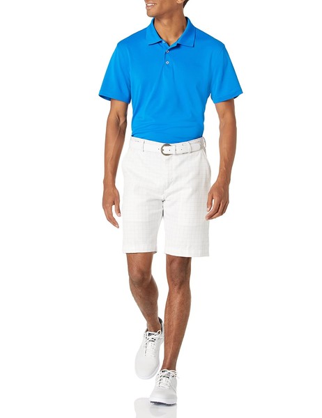 Amazon Essentials Herren Golf-Poloshirt Slim Fit Schnelltrocknend Blau M-image