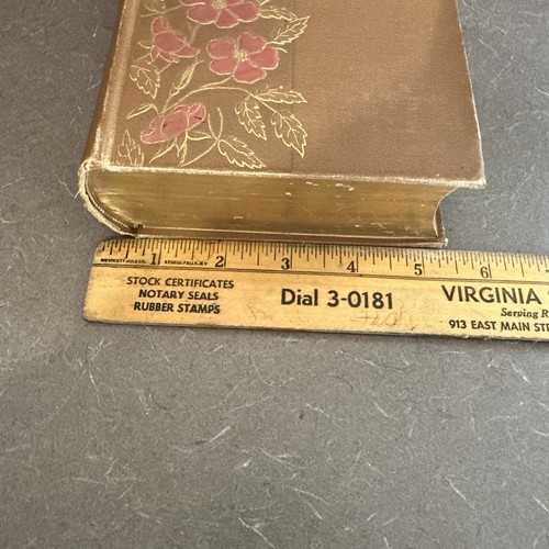 THE COMPLETE WORKS OF ROBERT BURNS THOMAS CROWELL ANTIQUE PINK FLORAL VICTORIAN - Picture 12 of 13