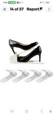 Shoe Slots Double Stacker Space Saving Closet Storage Organizer Shoe Shelf Rack