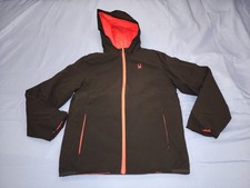 SPYDER YOUTH KIDS QUILTED LINED POLYESTER HOODED JACKET BLACK SIZE LARGE 14-16