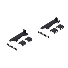 Universal Pci Slot Cooling Fan Mount Rack Steel Frame Black