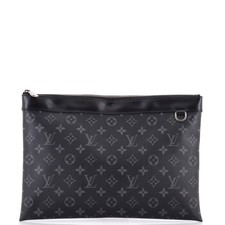 Louis Vuitton Discovery Pochette Monogram Eclipse Canvas GM