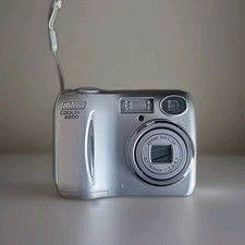 Nikon Coolpix E2200 Silver 2 MP  3x Optical Zoom Built-in Flash Digital Camera
