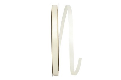 Ivory Double Face Satin Ribbon, 3/8 Inch X 100 Yards, 4950-810-15C, Craft