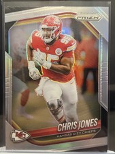 2025 Panini Prizm Chris Jones #113 Silver Prizm Chiefs