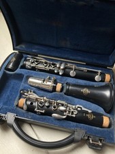 Vintage BUFFET B10 CLARINET - White Leather Total Repad - Ships FREE WORLDWIDE