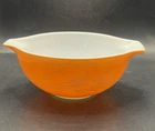 Vintage MCM Pyrex Autumn Harvest Wheat #443 Nesting Mixing Bowl 2.5L Orange