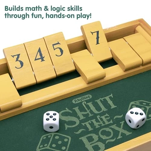  Shut the Box - Family Game of Strategy and Chance - Includes Collectible  - Image 4 of 4