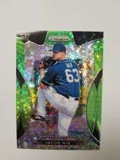 Jacob Nix 2019 Prizm Green Donut Circles Prizm /199 Rookie #178