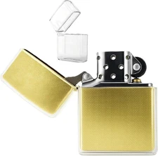 Lighter Case Compatible Zippo Regular Size-Transparent Cover(Lighter not Include