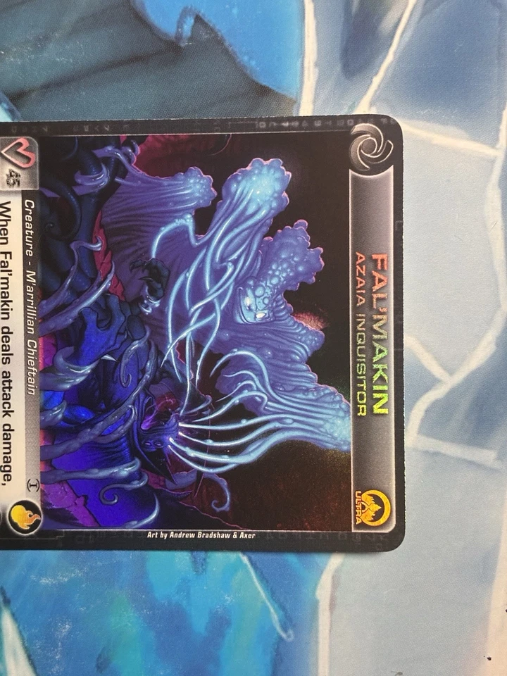Chaotic Fal'makin Azaia Inquisitor Ultra Rare Card. Alliances Unraveled. NM - Image 2 of 4