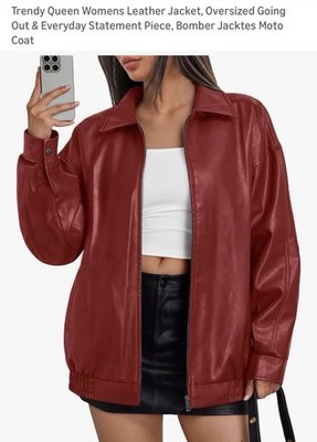 Red Jacket  New Small Oversized