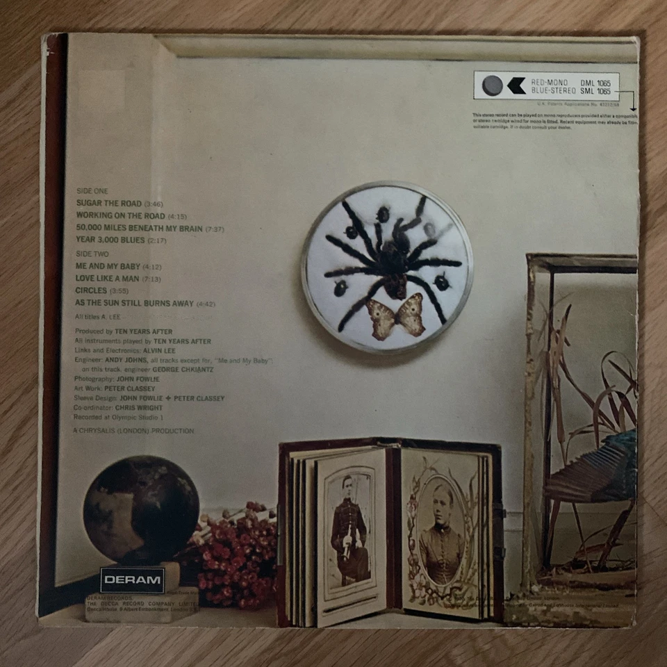 Ten Years After Cricklewood Green LP Vinyl Deram Stereo Alvin Lee - Image 3 of 4