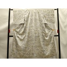 Heiwaya Kimono Small Pattern Landscape Pure Silk Masterpiece Japan