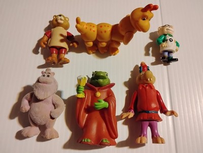 Teddy Ruxpin 6 Figure LOT Grubby Newton Tweeg Grunge Wooly Worlds Of Wonder 1986