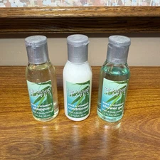 Bath & Body Works LOT Shower Gel,Shampoo, Conditioner rainkissed leaves 1oz